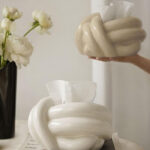 Ceramic Knotted Tissue Box
