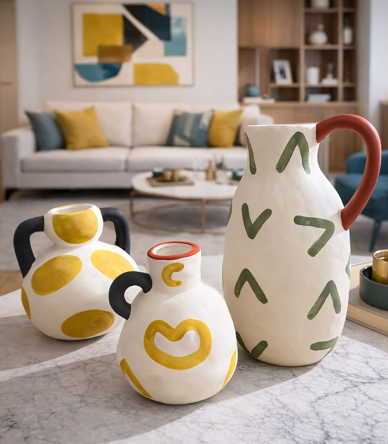 Nordic Style Ceramic Vase Decoration