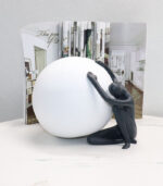 Creative Ball Holding Man Sculpture
