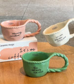 Creative Knotted Ceramic Coffee Cup