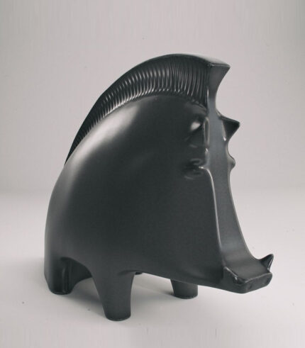 Luxury Art Deco Wild Boar Resin Ornament