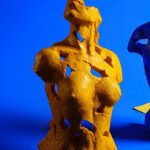 Scandinavian Abstract Bust Sculpture