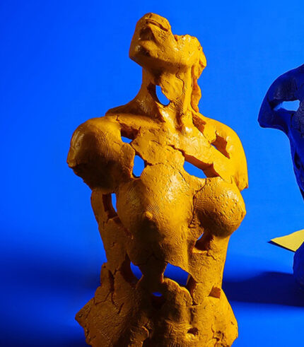 Scandinavian Abstract Bust Sculpture