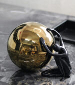 Creative Ball Holding Man Sculpture