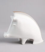 Luxury Art Deco Wild Boar Resin Ornament