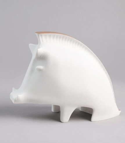 Luxury Art Deco Wild Boar Resin Ornament