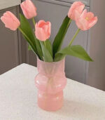 Glass Decorative Vase – 10 × 20 cm – Available in 6 Colors - Image 5