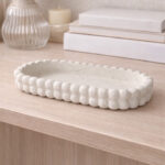 Oval Stone Decorative Tray