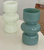 Glass Decorative Vase – 10 × 20 cm – Available in 6 Colors - Image 4