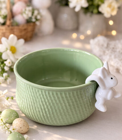 Hammered Ceramic Decorative Pot