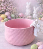 Hammered Ceramic Decorative Pot