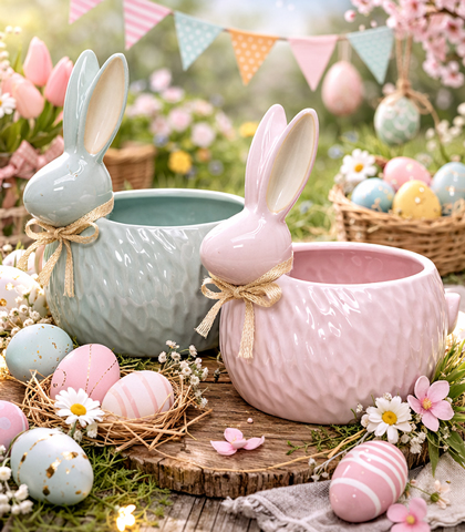 Rabbit Body Porcelain Decorative Bowl