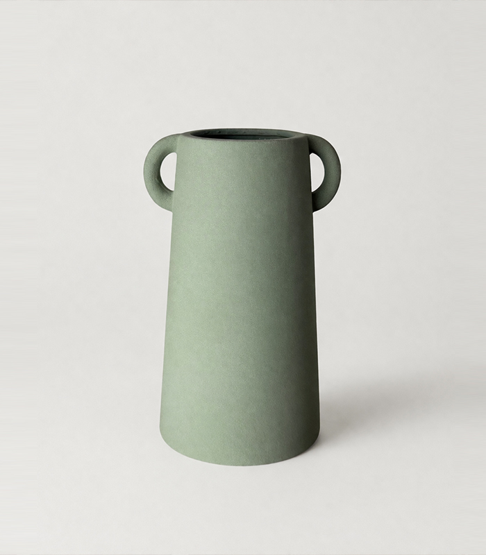 Modern Green Ceramic Vase