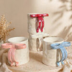 Ceramic Mugs 400ml Papillon Handle Design