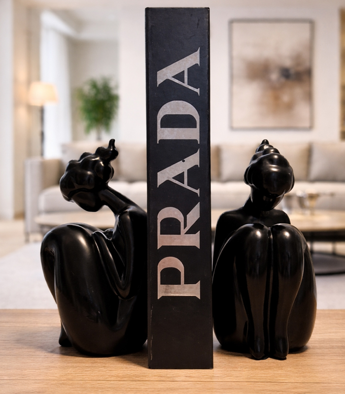 Modern Abstract Sitting Woman Figurine Modern Abstract Sitting Woman Figurine