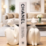 Modern Abstract Sitting Woman Figurine