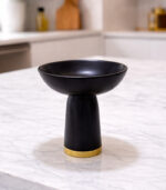 Decorative Ceramic Bowl Black & White