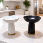 Decorative Ceramic Bowl Black & White