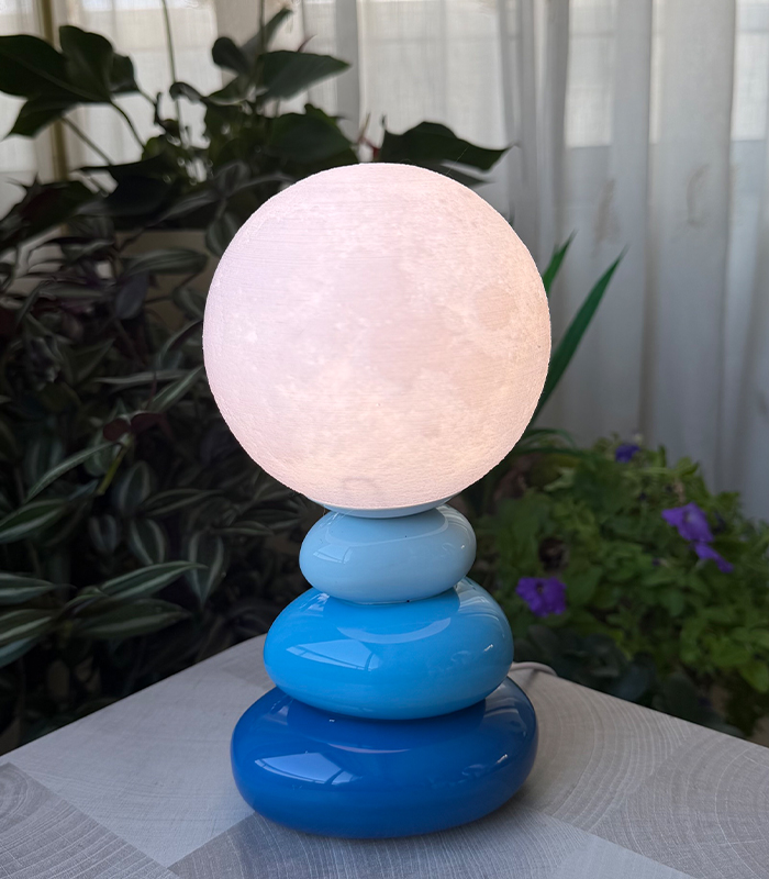 Modern Blue Side Lamp Modern Blue Side Lamp