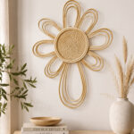Boho Rattan Wall Décor Art