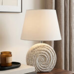 Modern White Side Lamp