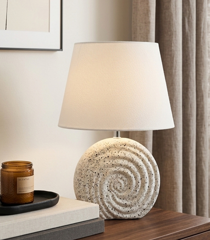 Modern White Side Lamp