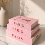 Pink Decorative Books Set of 3