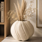 Modern Beige Ceramic Vase