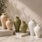 Modern Ceramic Jar Vase Set