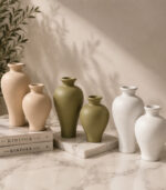 Modern Ceramic Jar Vase Set