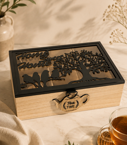 Wooden Tea Box