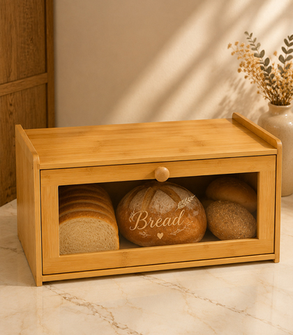 Bamboo Bread Box