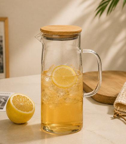 Glass Juice Bottle