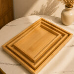 Wooden Tray Set of 3