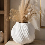 Modern White Ceramic Vase