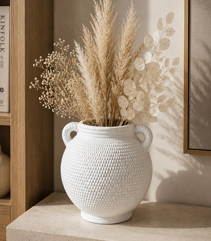 Modern White Ceramic Vase