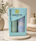 Premium Cotton Fleece Towel Gift Box Set with Bottle