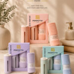 Premium Cotton Fleece Towel Gift Box Set with Bottle