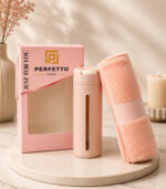 Premium Cotton Fleece Towel Gift Box Set with Bottle