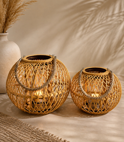 Round Boho Lantern