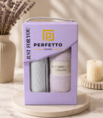 Premium Cotton Fleece Towel Gift Box Set with Bottle