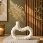 Modern White Ceramic Vase