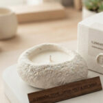 Oval Stone Scented Candle