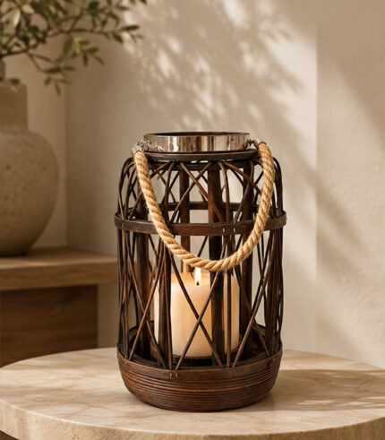 Brown Boho Lantern 36x25cm