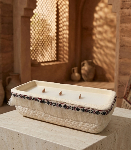Large Stone Scented Candle
