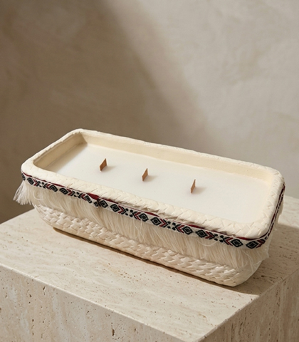 Large Stone Scented Candle