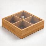 Wooden Serving Box with Plexy Cover