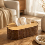Wooden Tissue Box