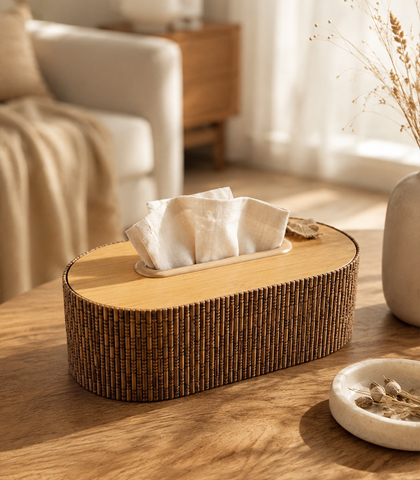 Wooden Tissue Box