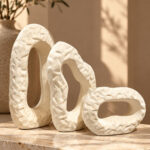 Modern Ceramic Vases Set of 3